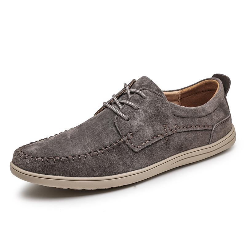 Spring Low Top Shoes Men's Lace Up Loafers Versatile Casual Shoes Men's Running Shoes Park Walking Shoes Soft Soles Comfortable