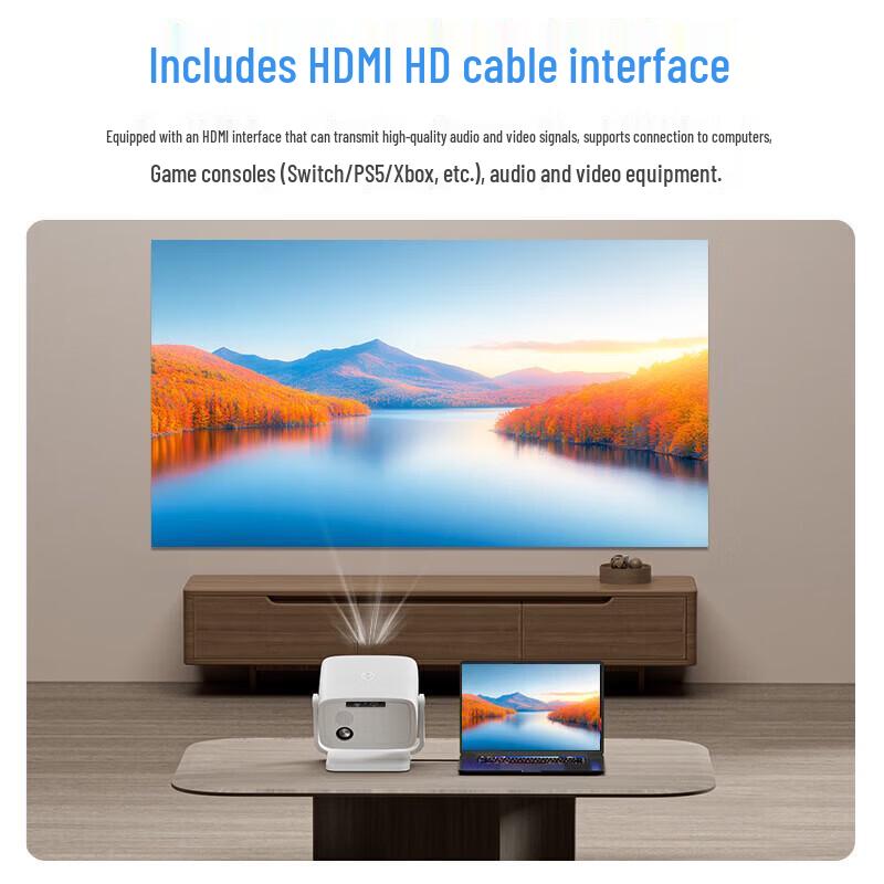 KONKA C8 Smart Portable HD Projector (CN version)