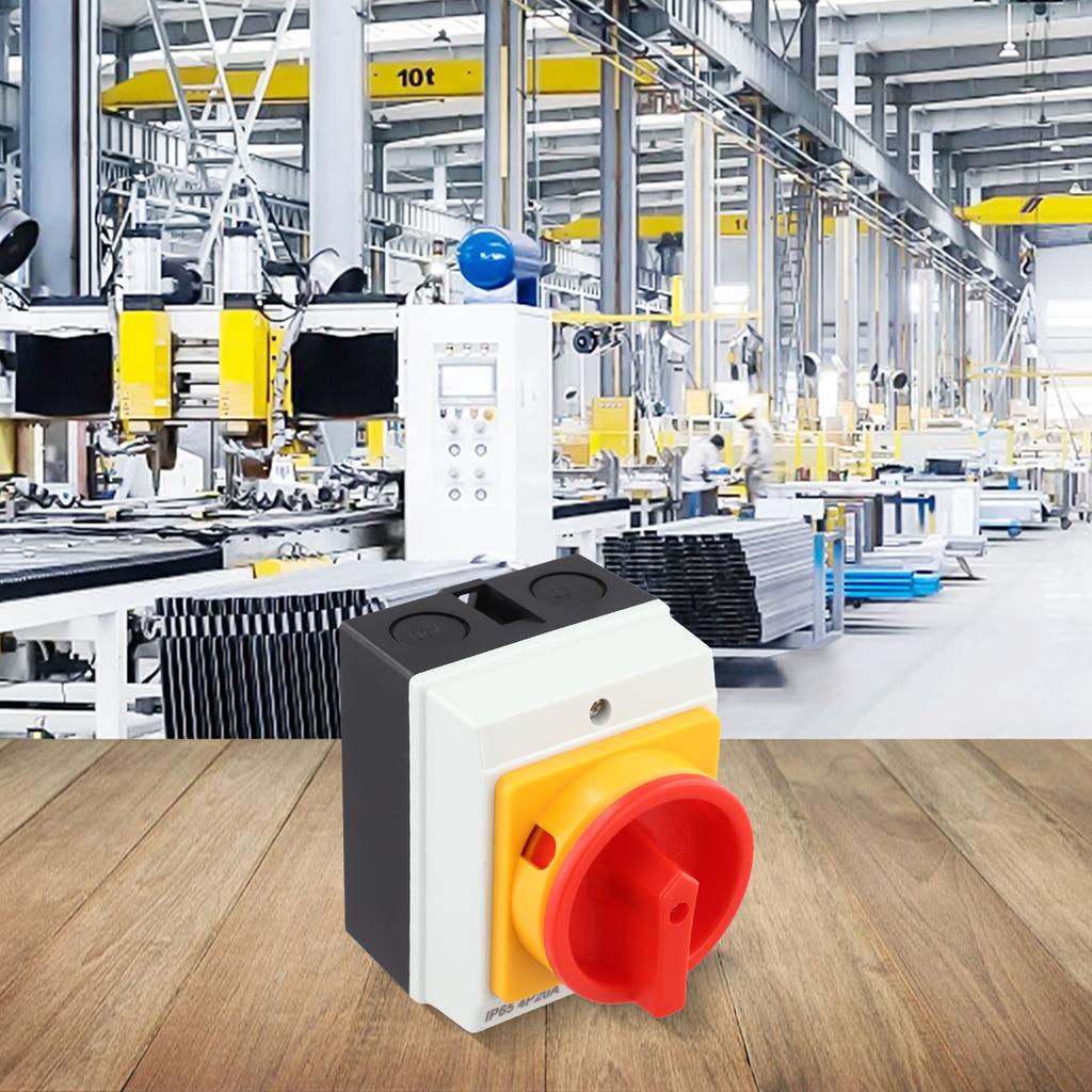 20A 440V IP65 Waterproof Main Switch Circuit Breaker Compact Rotary Switch for Reliable Indoor and Outdoor Electrical Control