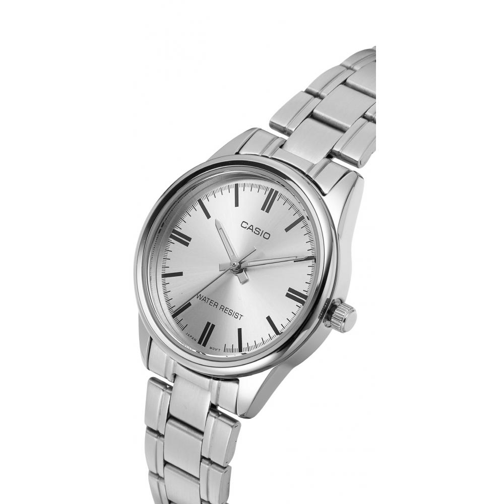 Casio Ltp V005d 7audf  Ltp V005d 7a  Analog Sat Student Female Metal Watch