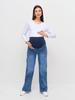 European-American Style High Waist Slim Maternity Pants: Versatile Straight-Leg Jeans for Pregnant Women