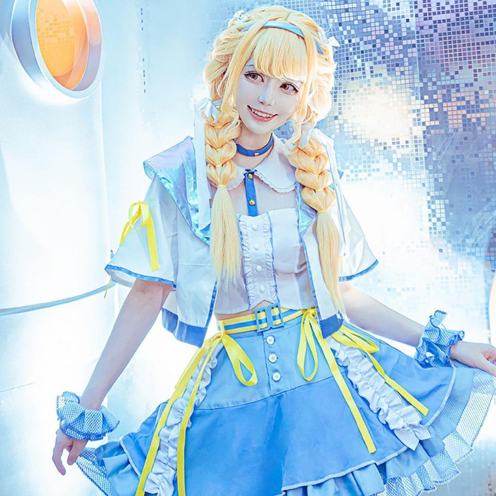 [Milky Time] Kotone Fujita Cosplay Game School Idol Dress (L)