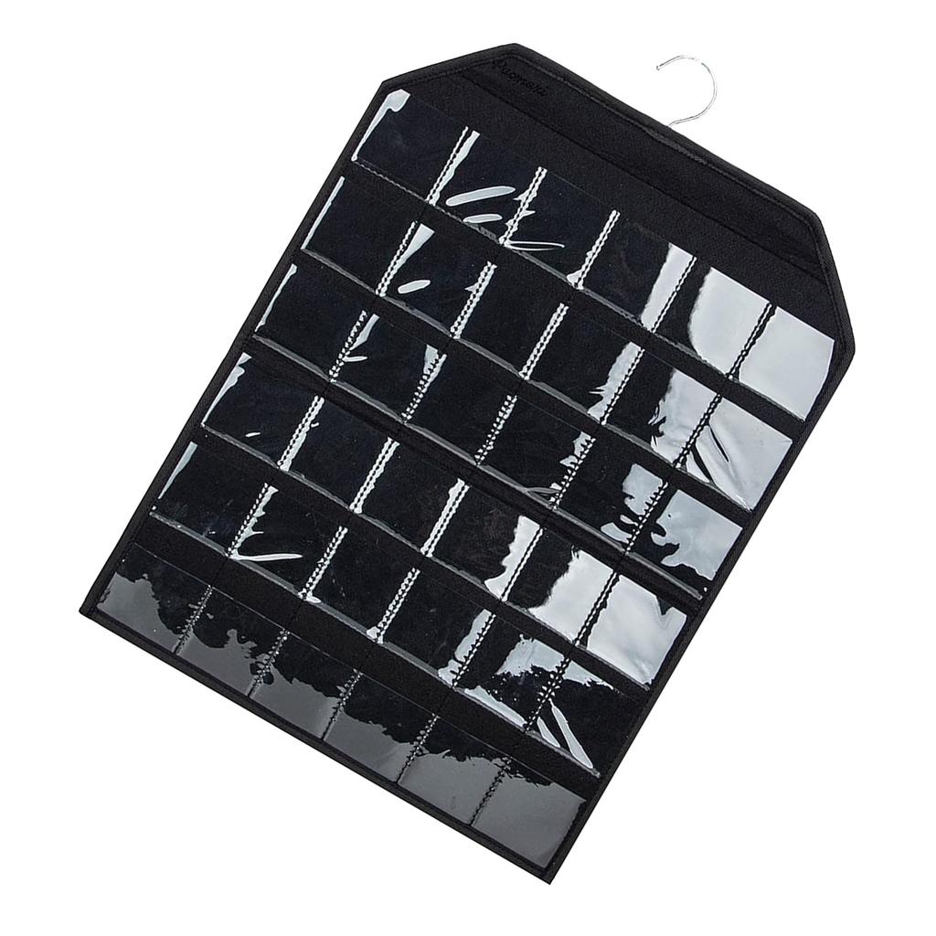 Sturdy Felt Badge Storage Bag With Multiple Pocket Designs Sturdy Dustproof Wall Hanging Solution for Home or Office