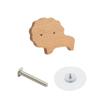 31GJ Furniture Knob with Fun Animal Wooden Drawer Handle Handle