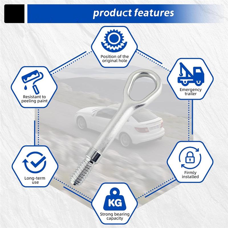 Tow Hook For Mercedes Benz A B C E S-Class W169 W203 W210 W211 W220 W245 C209 A209 R170 Car Accessories