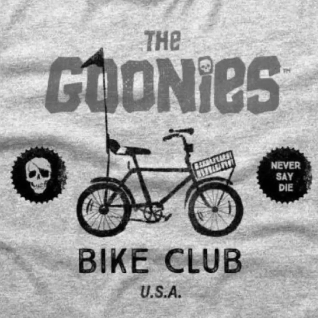 

[USED] The Goonies BIKE CLUB Official T-Shirt Gray Size L