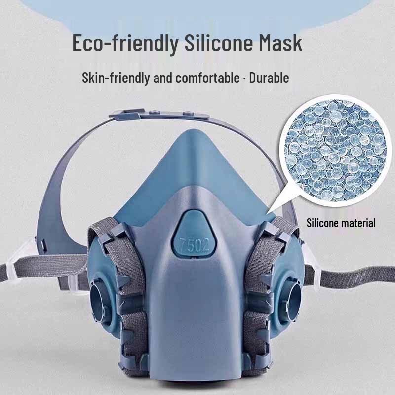 Laiyu 7502 Silicone Half-Face Respirator Mask