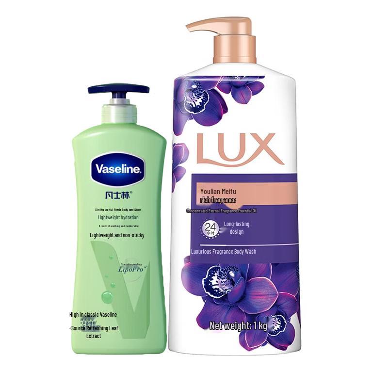 Vaseline Aloe Fresh Body Lotion & Shower Gel Set