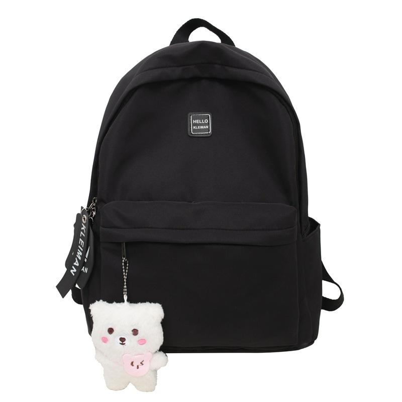 College Style Ins Labeled Large-capacity Student Schoolbag Korean Version of Junior High School Students' Daily Commuting Backpack