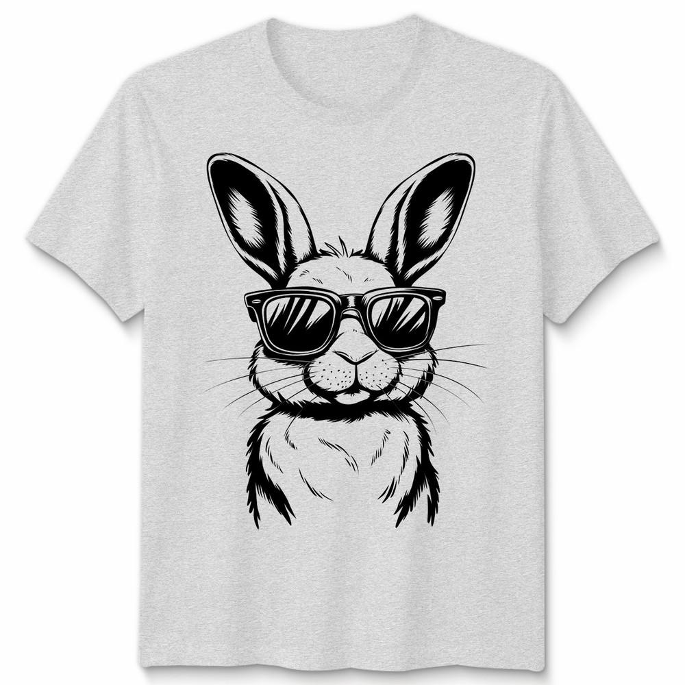 Funny Bunny Face Sunglasses Rabbit Easter Day Unisex Tshirt Gift