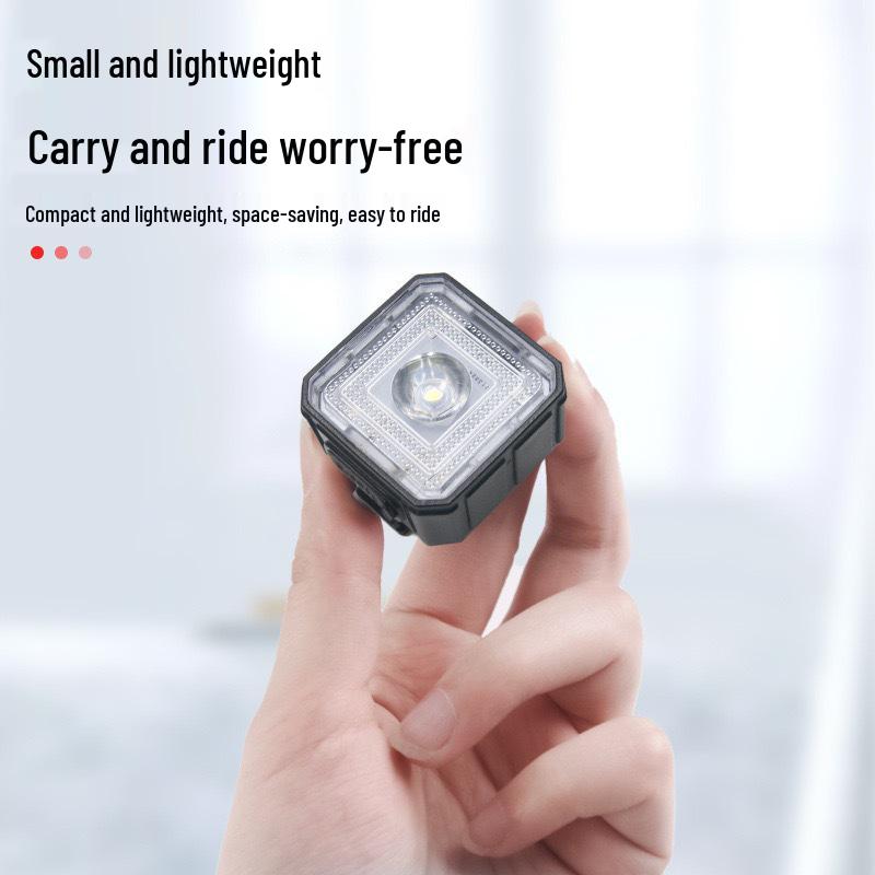 High-Brightness Waterproof USB-C Bicycle Light Set: Front & Taillight for Night Riding