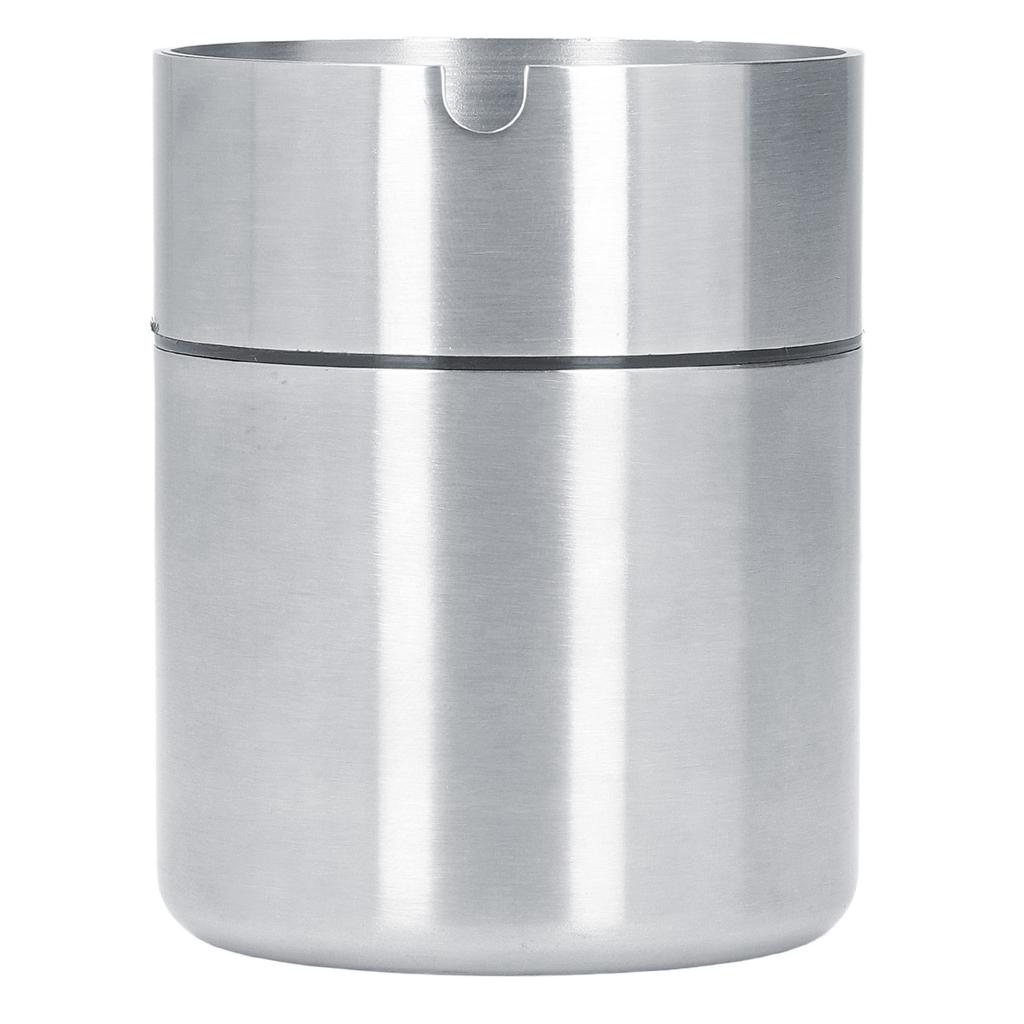 Car Ashtray Detachable Stainless Steel Windproof Portable Car Ashtray with Lid for Outdoor Home