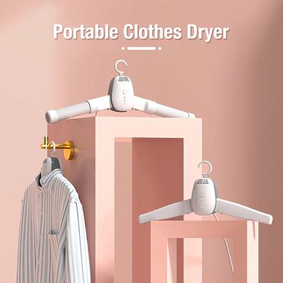 Mini sèche-linge électrique portable 110-220 V, pliable, chauffant, avec cintre