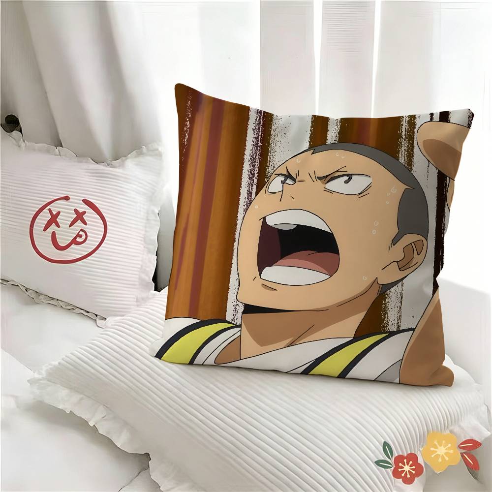 pc Anime Tanaka Ryunosuke Pillow Case Fashion Square Pillowcase Bedroom Sofa Room Ins Decoration Leisure
