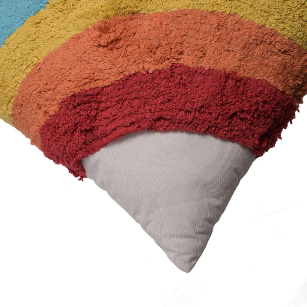 Rainbow Tufted Cushion 45CM X 45CM