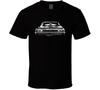 1967 Chevelle Ss Grill View Distressed Black Black T Shirt