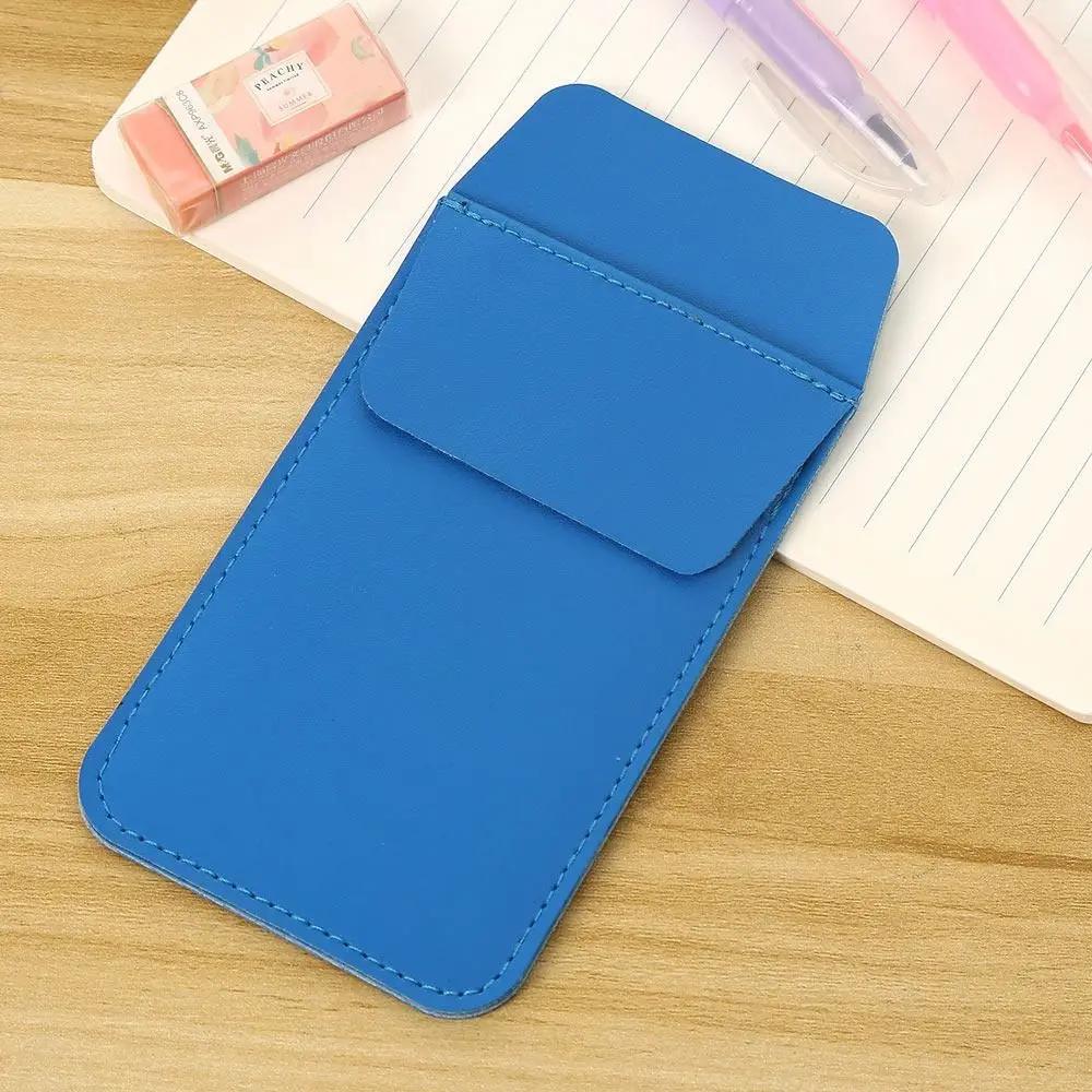 Hot Double-Layer PU Leak-Proof Pen Portable Useful Pouch Pocket Protector Pencil Case Doctors Nurses Accessories Office Supplies