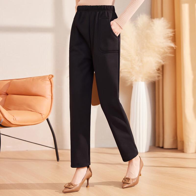 Pasite Women's High-Waist Thermal Fleece-Lined Winter Pants