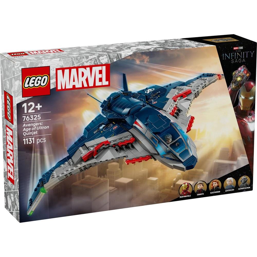 LEGO Marvel Avengers Quinjet 76325 Toy for Boys and Girls