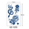 Herbal Tattoo Stickers, Juice Tattoo Stickers, Semi-Permanent English Letter Tattoo Stickers Tattoo