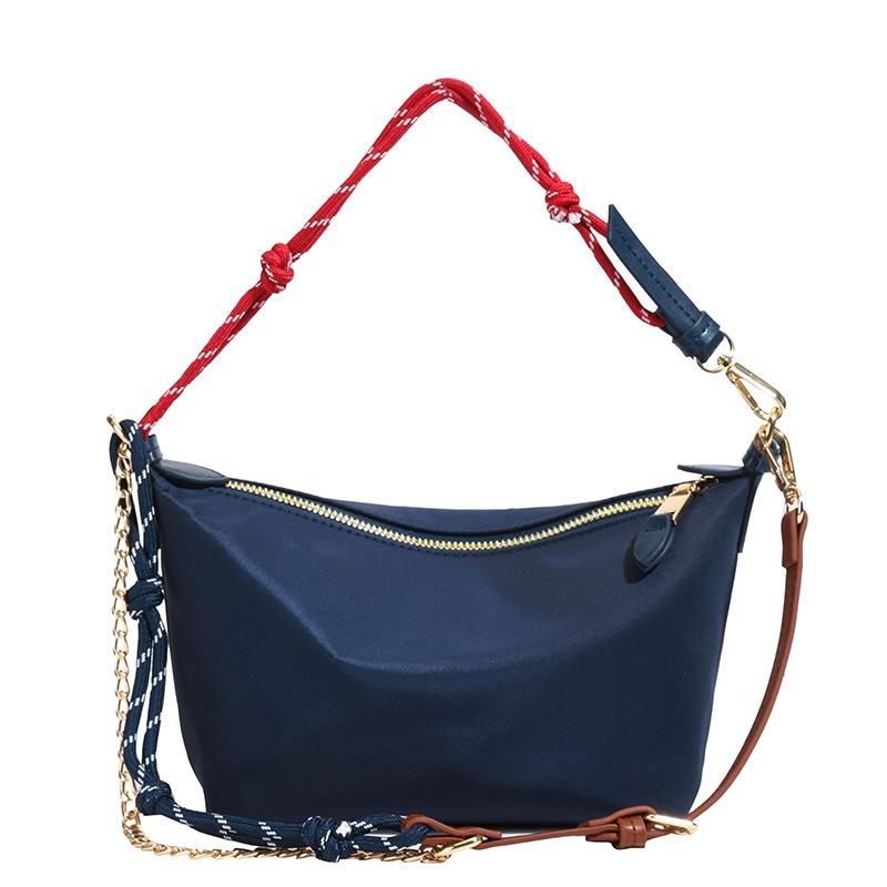 New niche canvas bag single shoulder hand bag fashionable and simple dopamine lunch box bag messenger bag