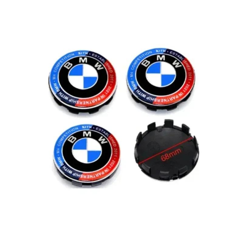 4 szt. 56/68mm Stylizacja Samochodu Koło Centralna Nakładka Piasty Auto Osłony Obręczy Dla BMW E36 E46 E53 E90 E60 E61 E93 E87 X1 X3 X5 F30 F20 G30