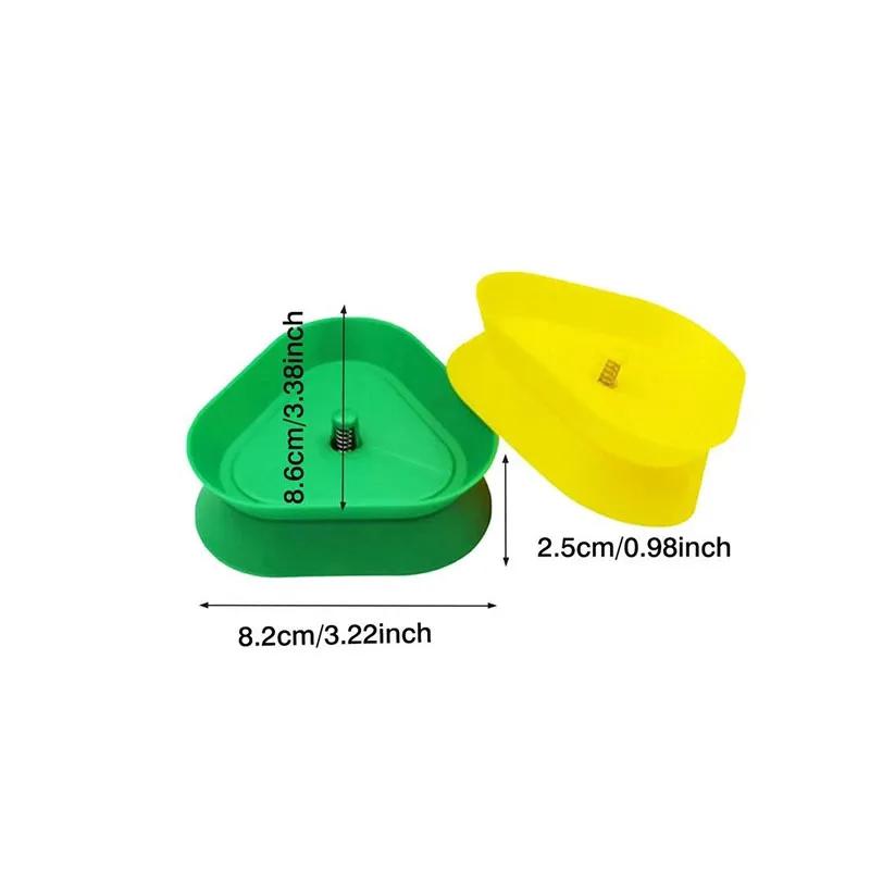 4pcs Triangle Card Holder For Poker Board Game Lazy Hands Free Stand For Kids Seniors