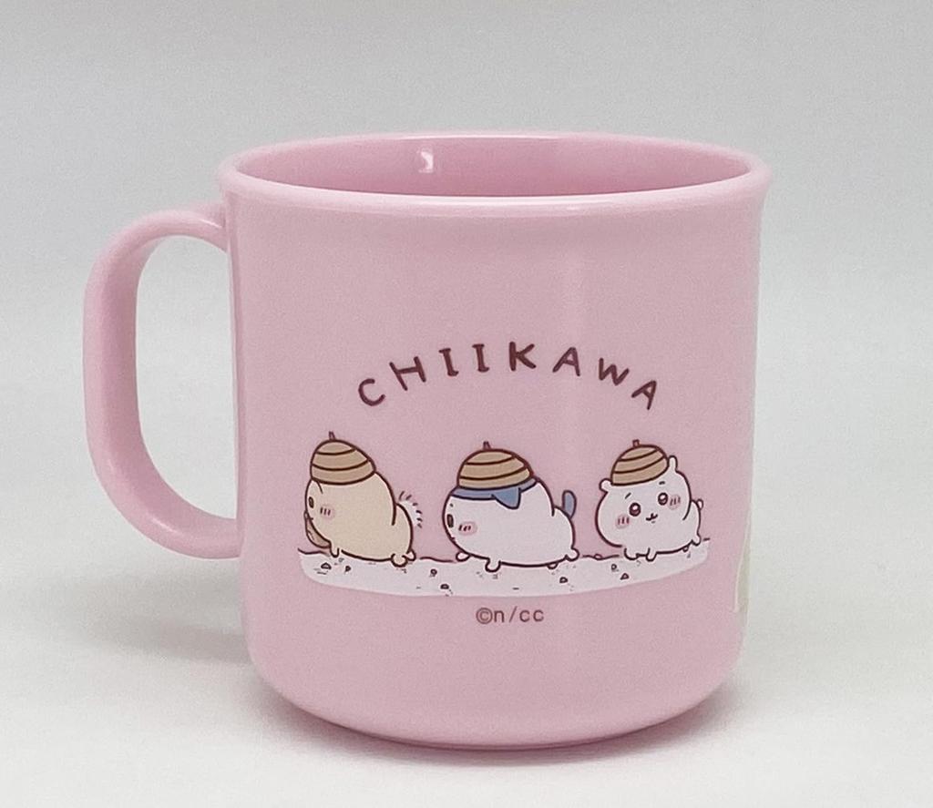 OSK Cup Microwave and Dishwasher with Made In Tumbler, Pink, 200ml, Chiikawa, Safe, Handle, Japan, C-1