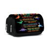 Dinosaur Print Double Layered Flip Pen Case for Boy and Girls Best Gifts 3D Cartoon School Supplies Pencil Bags for Children