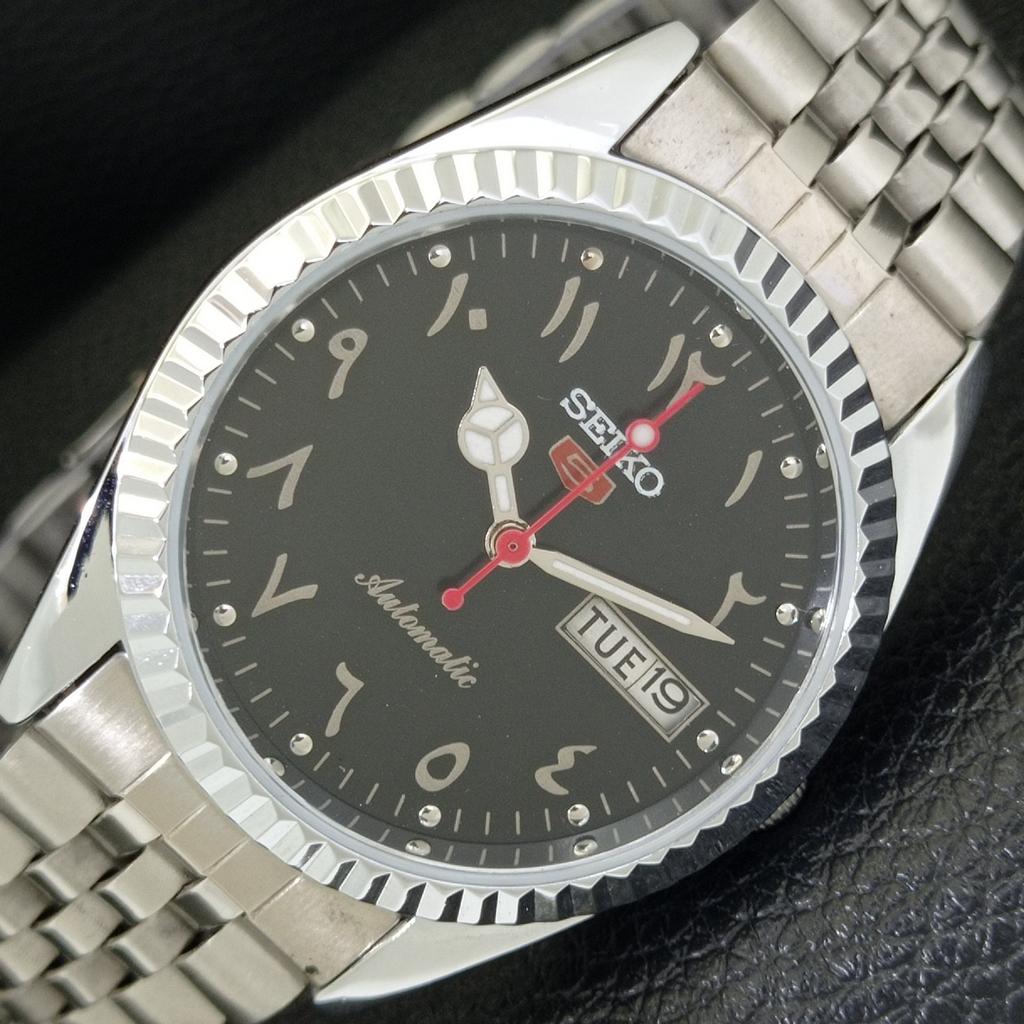 

AUTOMATIC VINTAGE REFURBISHED SEIKO 5 6309A JAPAN MENS ARABIC WATCH a441540-4 Sk-a441540-1