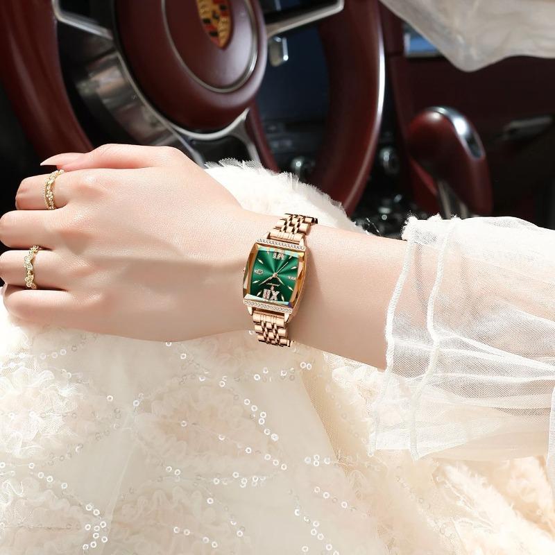 POEDAGAR Fashion Original Woman Clock Waterproof Date Elegant Ladies Watch Stainless Steel Casual Quartz Watches Reloj