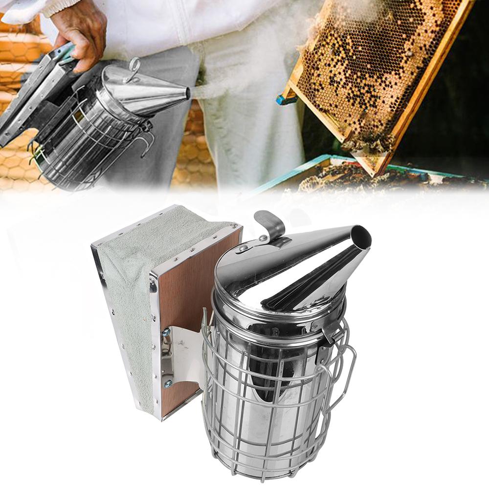 Imker Dedizierte Edelstahl-Imkerwerkzeuge Bienenräuchergerät Sprüher Bienen vertreiben Apikultur Bienenhaltungsausrüstung
