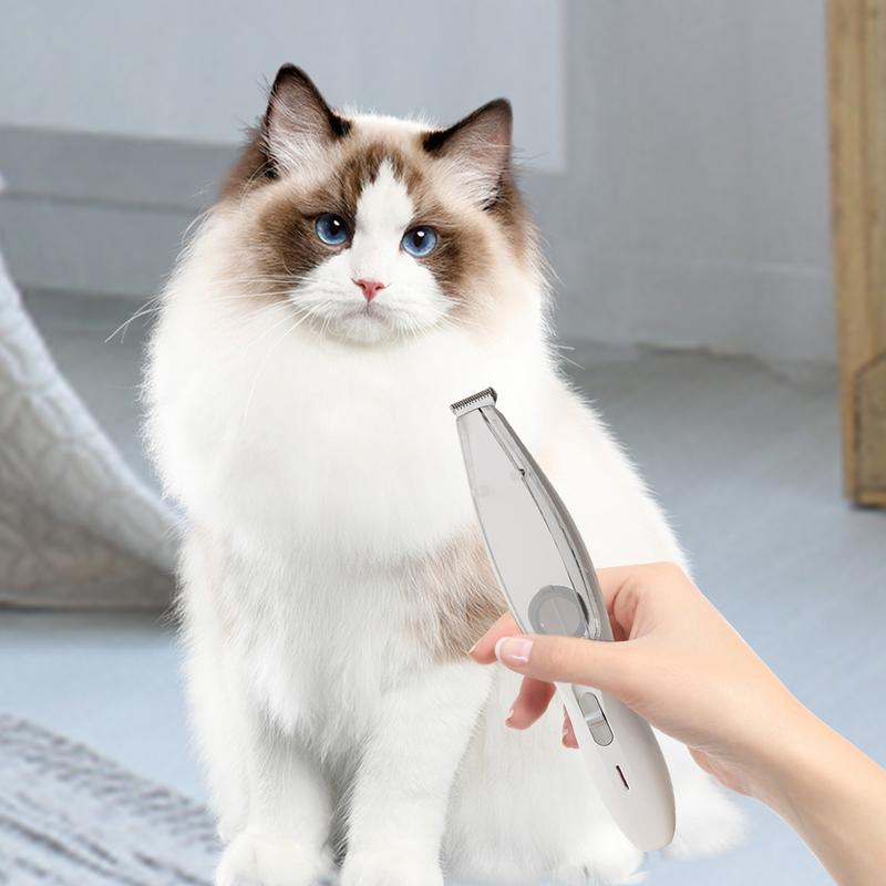 Pet Grooming Clippers Cordless Quiet Paw Trimmer 2-Speed Waterproof Pet Hair Thick Coats Clippers Trimmers With Vacuum Cleaner