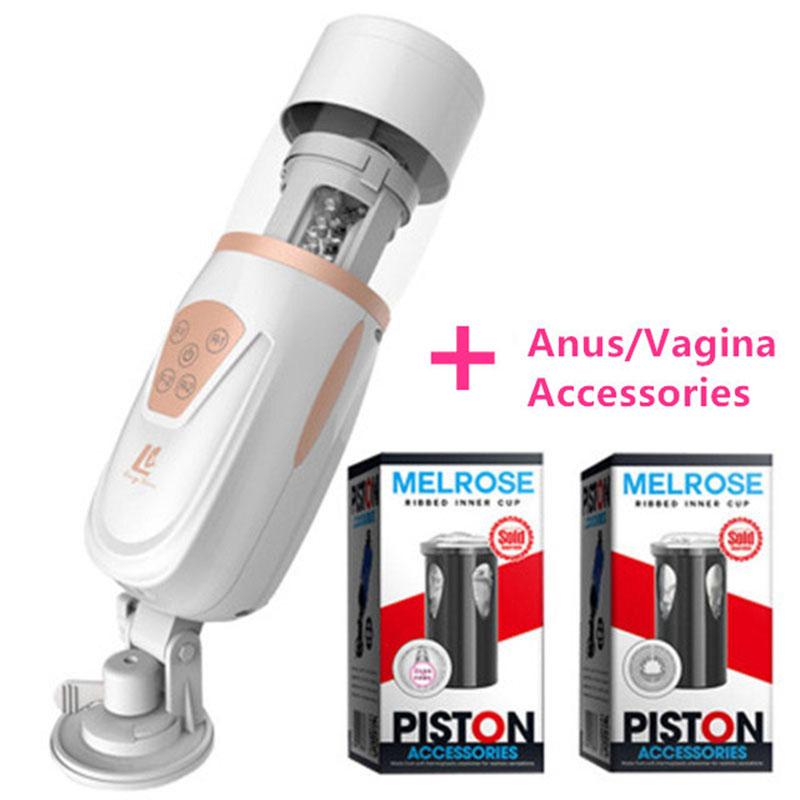 New Automatic Telescopic Air Bag Masturbator Cup Male Masturbation Sucking Sex Machine Pussy Vagina Anal Erotic Sex Toys For Men