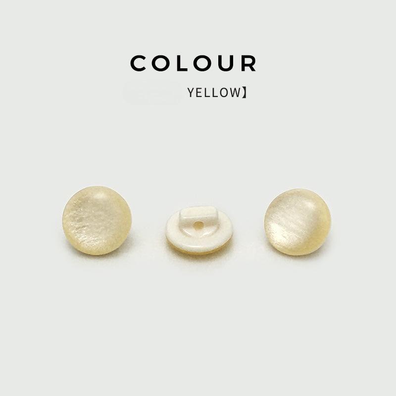 Resin Pearlescent Shirt Buttons  Women's Chiffon Lace Dress Small Buttons Round Shirt Buttons Baby Cardigan Buttons