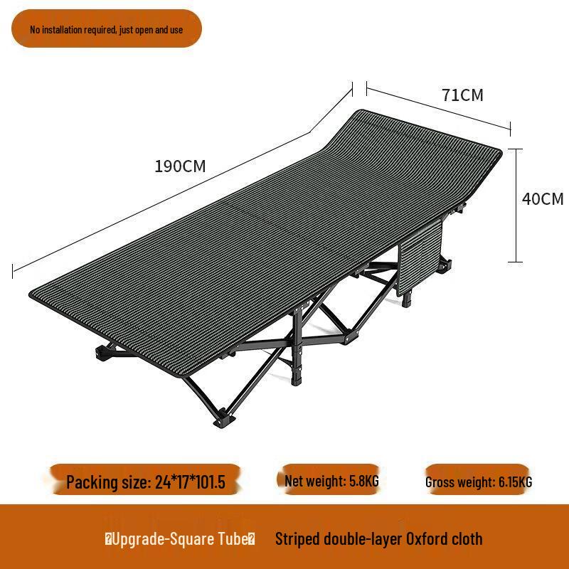 Gureide Portable Folding Bed for Office & Outdoor Use
