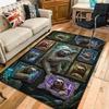 Sloth Frames Fantasy Pattern Rug Floor Mat for Living Room or Bedroom Soft and Comfortable Carpet a Gift for Birthday and Holiday.