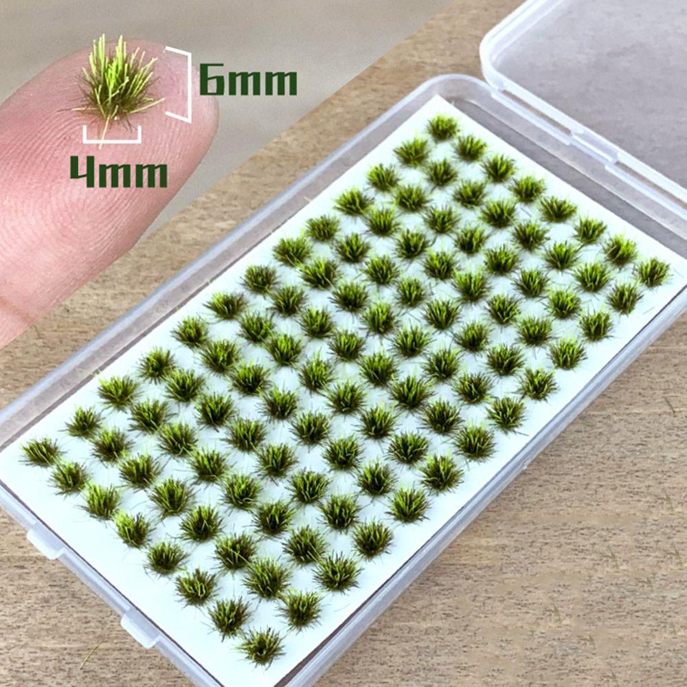 Mutlicolor Simulation Grass Nest Model Sand Scene DIY Material Realistic Grass Tuft Miniature Grass Bushes Plant Cluster Scenery