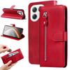 For TECNO Pova 7 Ultra 5G PU Leather Cases with Zipper Pocket Wallet Phone Cover Stand