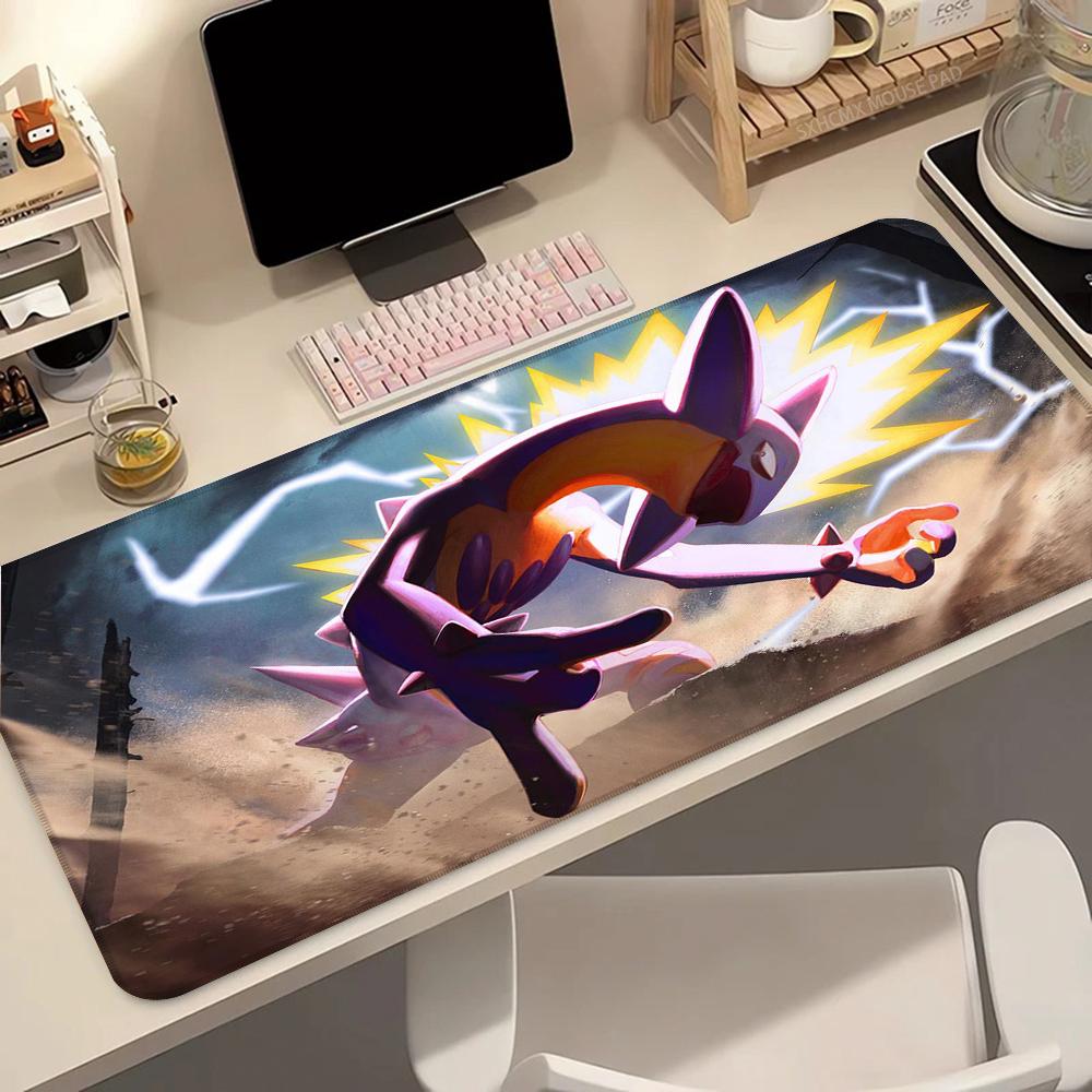 P Toxtricity Anime Mouse Pad Colorful Gamer Cabinet Mousepad Keyboard Rug Laptop Gaming Pc Accessories Rubber Desk Mat