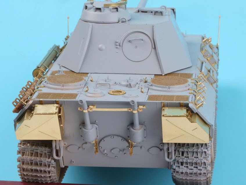 Tetra Model ME Series German Panther A Type Tank with Side Skirts Plastic Model Parts ME3556 1/35 (for HB)