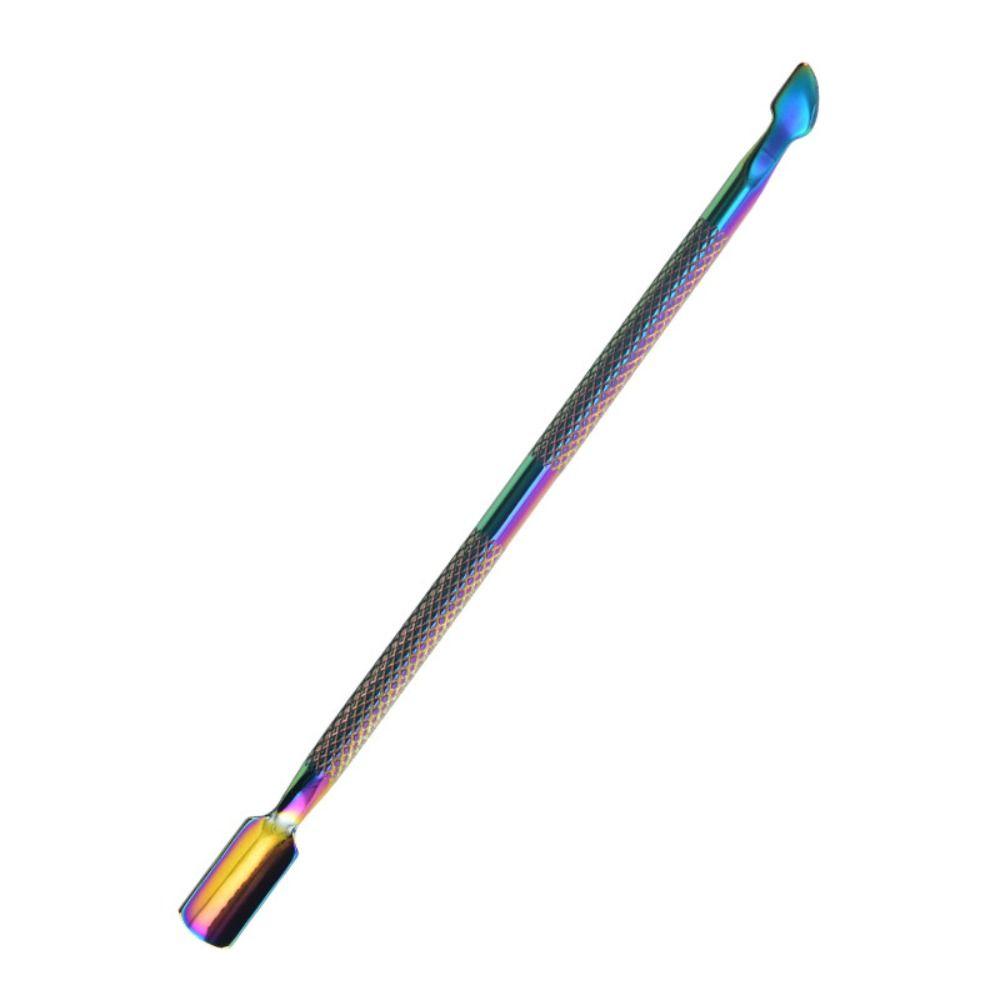

Stainless Steel Double Head Steel Push Remove Nail Polish Glue Dead Skin Remover Nail Art Tool Double Push Spoon Pusher
