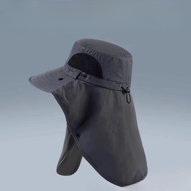 1pc Spring/Summer Breathable Face Cover Sun Hat Integrated Sunscreen Hat Suitable for Outdoor, Sports, Hiking, Travel