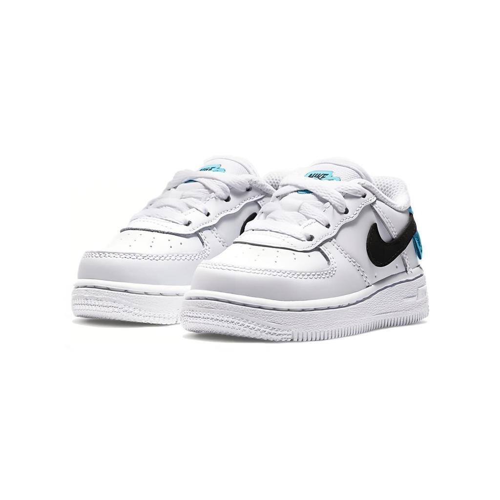 Nike Air Force 1 Worldwide Low top Skateboard Schoenen Wit Zwart Blauw Baby En Peuter CN8541-100