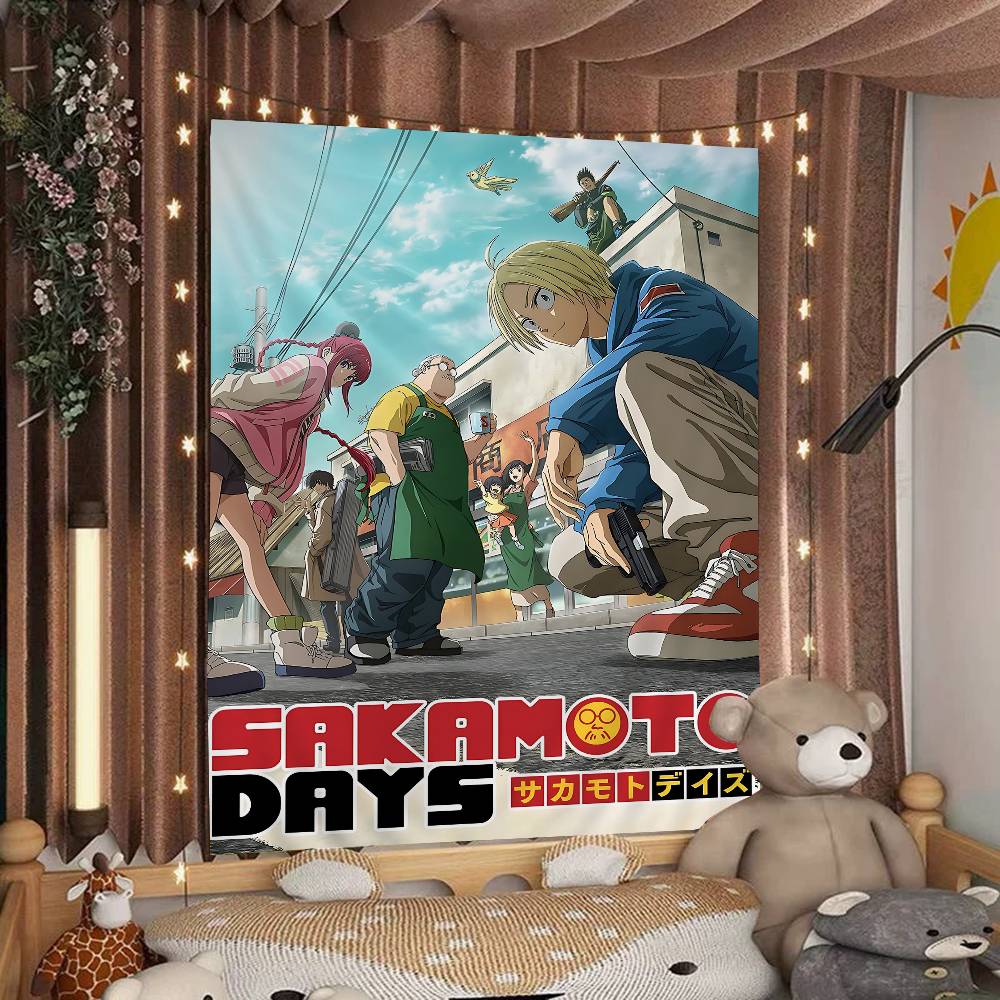 

Sakamoto Days Anime Hanging Bohemian Tapestry Bohemian Wall Tapestries Mandala Cheap Hippie Wall Hanging 74x94cm(29x37in)