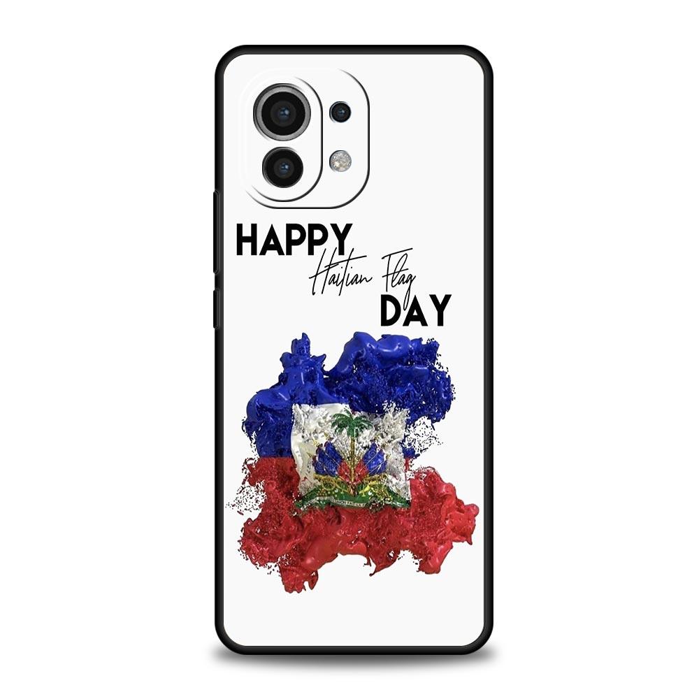 

Phone Case For Xiaomi Mi 15 14 13 12 11 Lite 14T 13T 12T 11T Pro Poco X7 X6 X5 X3 Pro F6 F5 F4 Cover shipping Haiti Flag For Mi 11 Lite