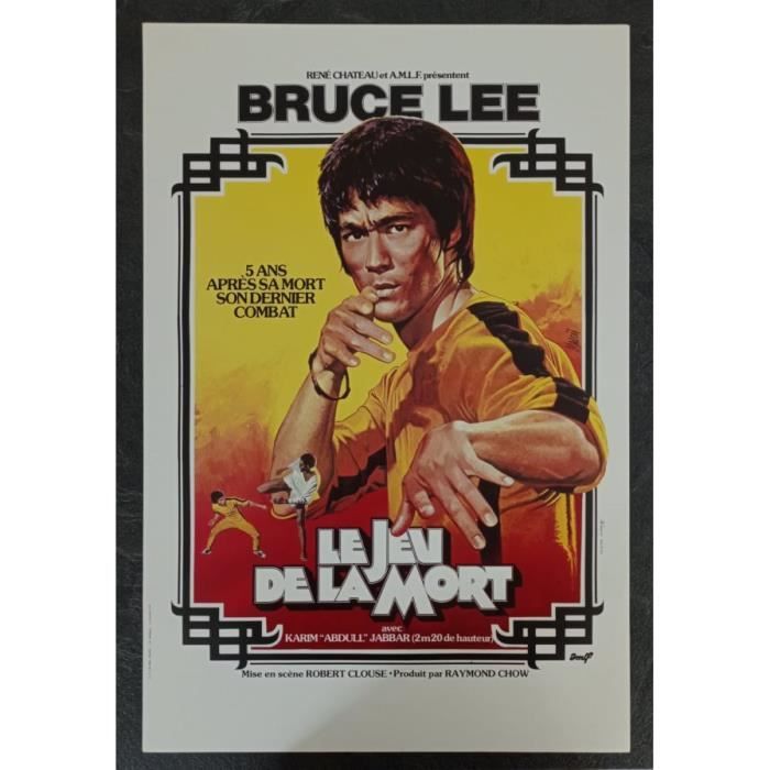 

Le jeu de la mort Affiche originale de cinéma Roulée 60x40cm Bruce Lee Retirage