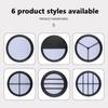 Waterproof 6W 15W Round Wall Lamps Black Aluminum Housing Wall Light Outdoor Garden Wall Sconce Light