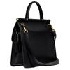 Coach Willis 25 Leather Top Handle Shoulder Bag Women Handbags Brass Black 5785-B4BK