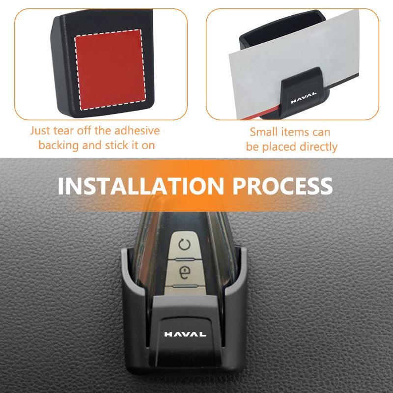 Dashboard Car Key Storage Box Compact Key Organizer Key Holder For Haval H5 H7 H8 H9 M4 M6 F5 F9 F7X F7H H2S Jolion Great Wall